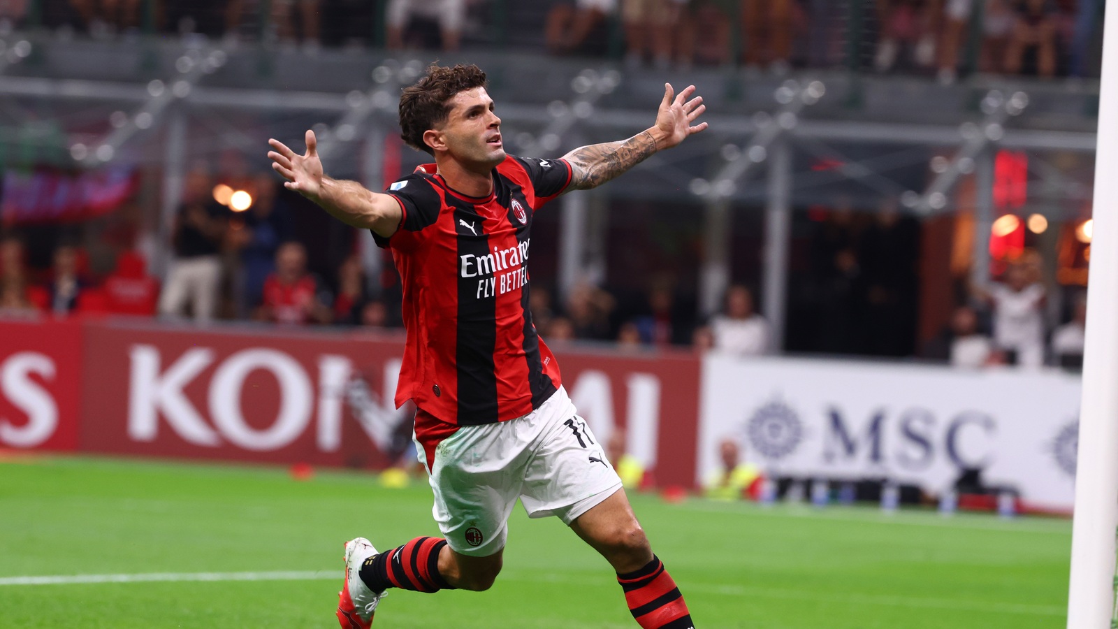 AC Milan bat Lecce 3-0 pour les 100 ans de San Siro, Pulisic buteur